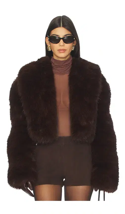 Stephanie Faux Fur Coat