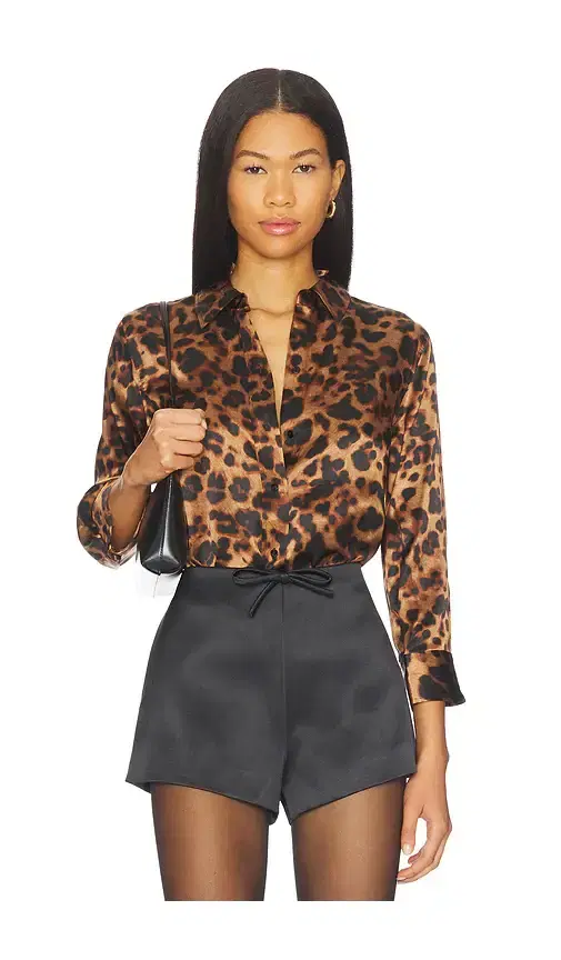 L'AGENCE Dani 3/4 Sleeve Blouse