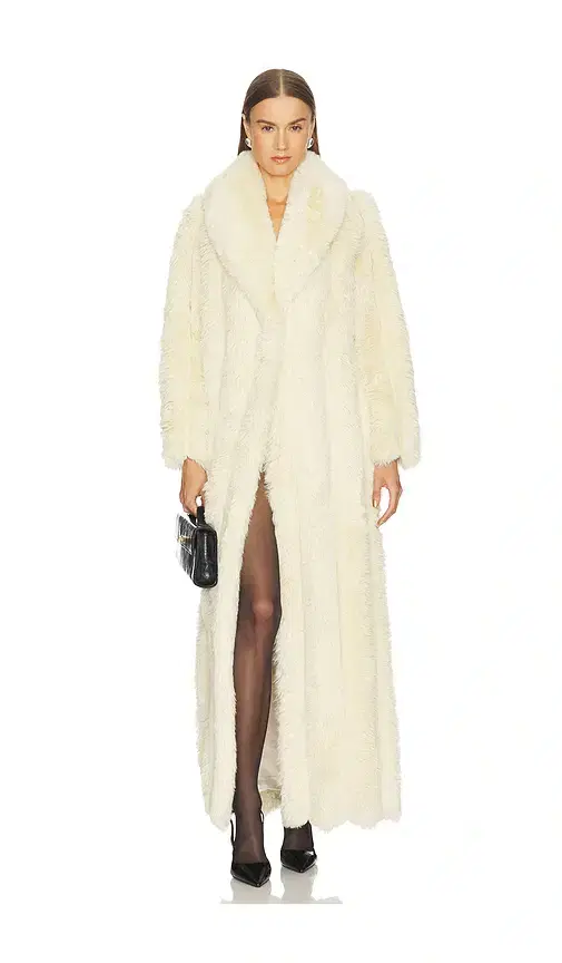 Luciana Faux Fur Maxi Coat