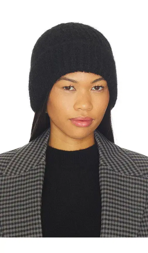 Rib Knit Cuffed Hat