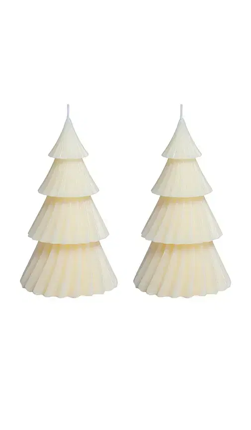 The Favorites Twinkle Tree Candle Set Of 2