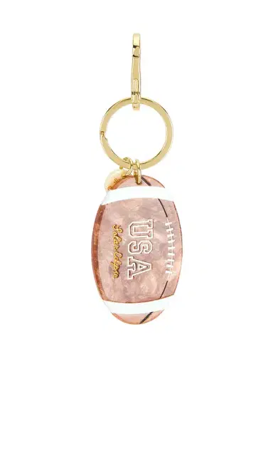 Solar Eclipse Hand-Painted Vintage Football Bag Charm | Thumbnail 2 Solar Eclipse Hand-Painted Vintage Football Bag Charm | Thumbnail 2