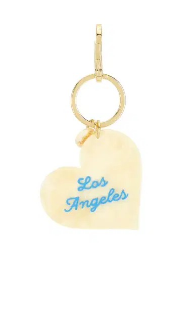 Solar Eclipse x Revolve Hand-Painted Los Angeles Heart Bag Charm + Keychain | Thumbnail 2