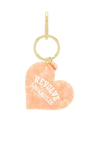 Solar Eclipse x Revolve Hand-Painted Los Angeles Collegiate Heart Bag Charm + Keychain | Thumbnail 2 Solar Eclipse x Revolve Hand-Painted Los Angeles Collegiate Heart Bag Charm + Keychain | Thumbnail 2