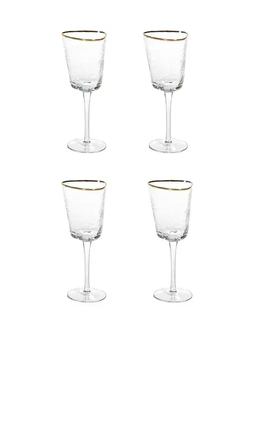 The Favorites Aperitivo Triangular Wine Glasses Set Of 4