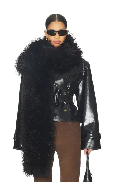 LAMARQUE Haris Faux Fur Scarf | Thumbnail 1