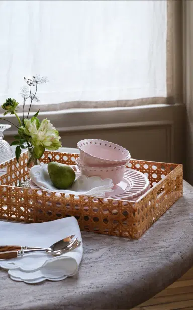 Moda Domus Large Wicker-Resin Tray | Thumbnail 2 Moda Domus Large Wicker-Resin Tray | Thumbnail 2