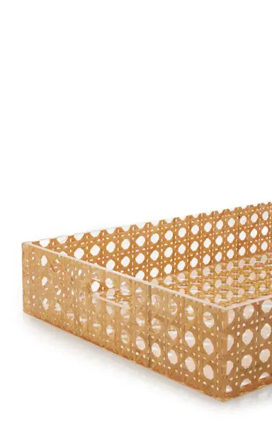 Moda Domus Large Wicker-Resin Tray | Thumbnail 3 Moda Domus Large Wicker-Resin Tray | Thumbnail 3