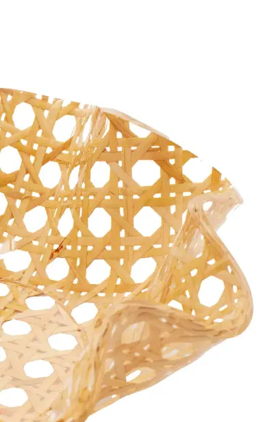 Moda Domus Medium Wicker Salad Bowl - Neutral | Thumbnail 2 Moda Domus Medium Wicker Salad Bowl - Neutral | Thumbnail 2