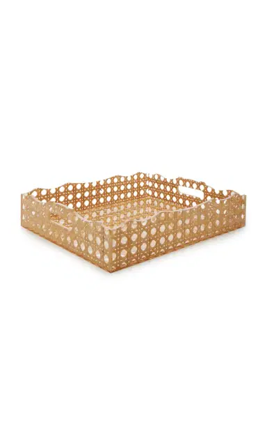 Moda Domus Large Wicker-Resin Tray - Neutral | Thumbnail 3 Moda Domus Large Wicker-Resin Tray - Neutral | Thumbnail 3