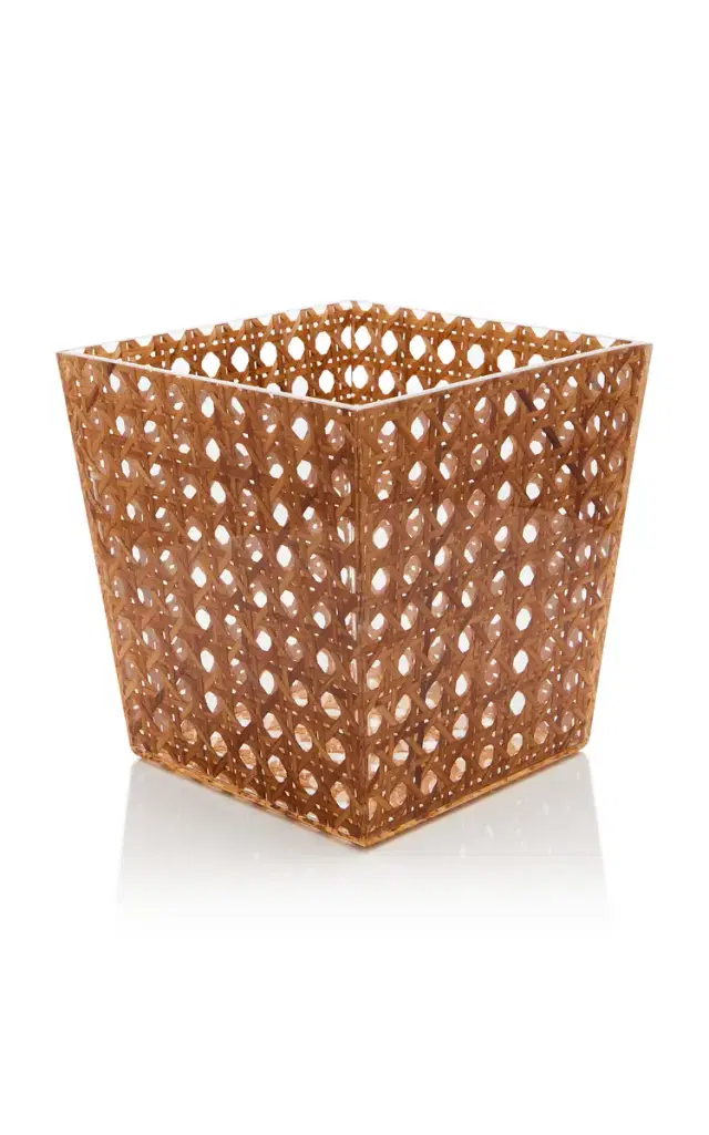 Wicker Waste Basket - Neutral