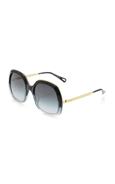 Chloé Leia Square-Frame Acetate Sunglasses | Thumbnail 3