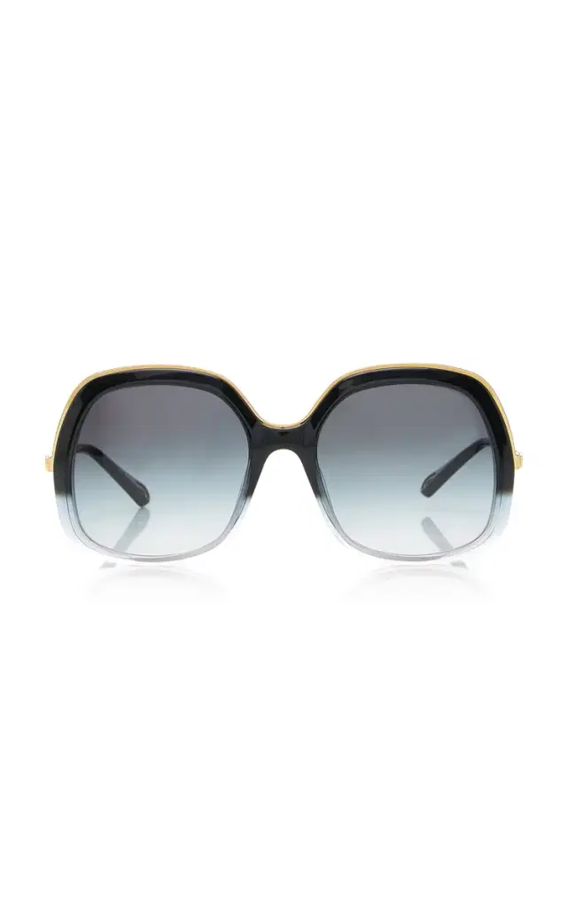 Chloé Leia Square-Frame Acetate Sunglasses
