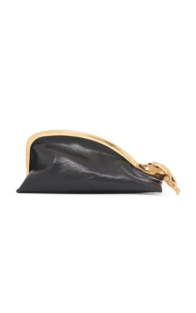 Chloé Eden Treasures Gold-Accent Leather Clutch | Thumbnail 1 Chloé Eden Treasures Gold-Accent Leather Clutch | Thumbnail 1