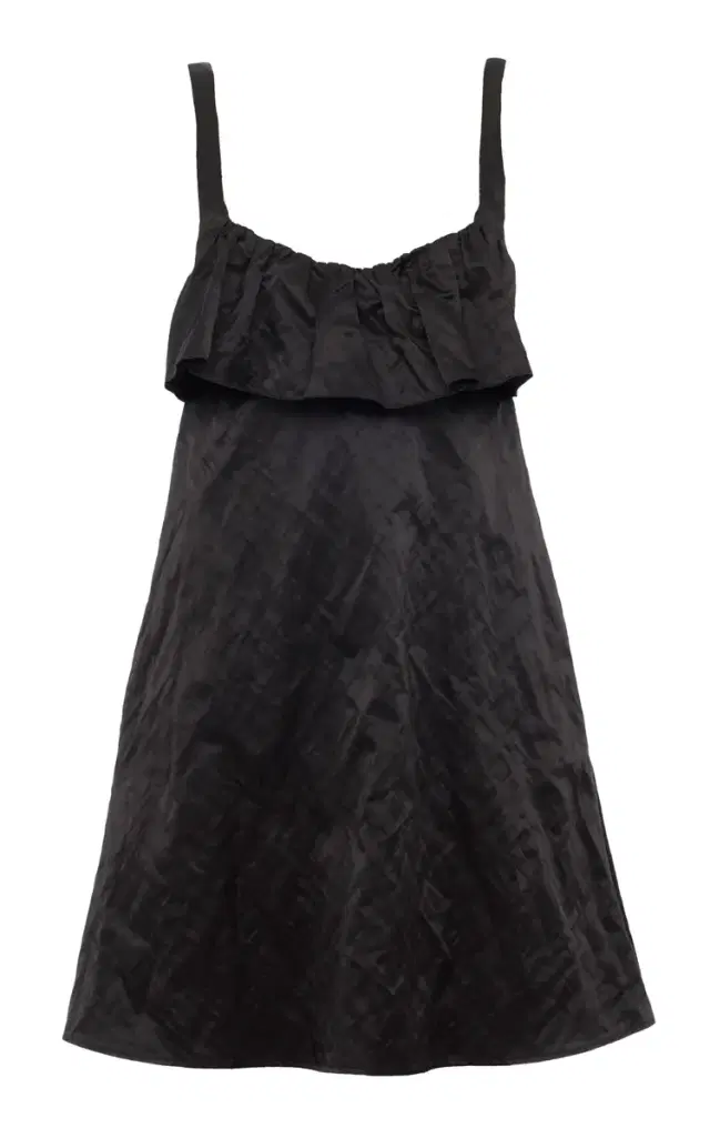 Chloé Satin Crinkle Mini Dress