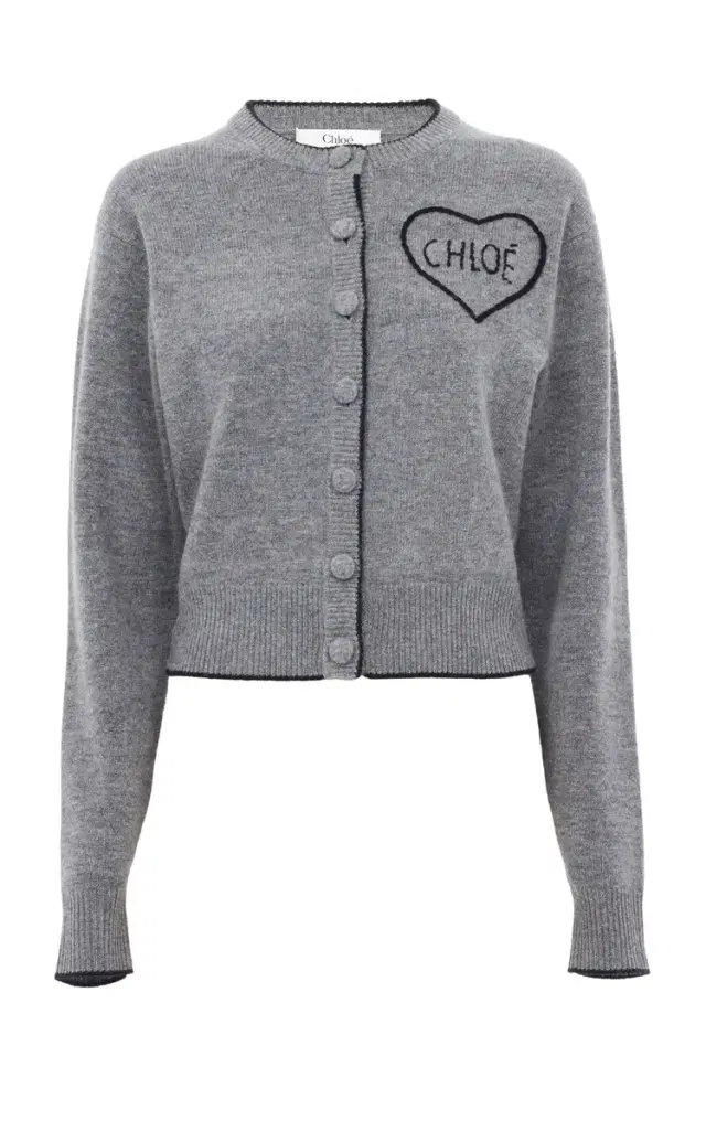 Cashmere-Wool Logo-Detailed Ribbed Knit Cardigans