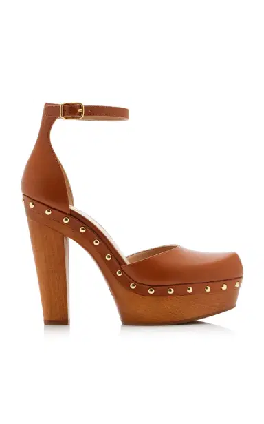 Chloé Lola Studded Leather Platform Sandals | Thumbnail 1