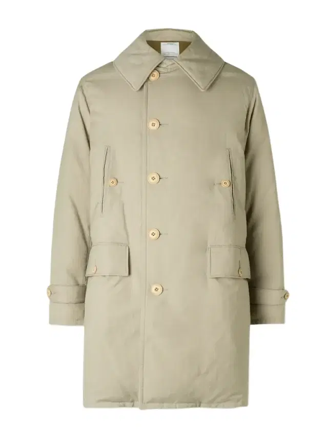 Visvim Winslow Padded Wool and Linen-Blend Down Coat - Men