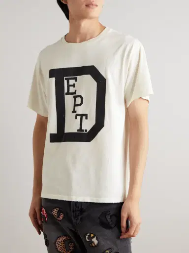 Gallery Dept. University Logo-Print Cotton-Jersey T-Shirt - Men | Thumbnail 3 Gallery Dept. University Logo-Print Cotton-Jersey T-Shirt - Men | Thumbnail 3