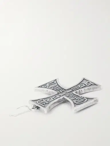 Enfants Riches Déprimés Cross Logo-Detailed Sterling Silver Single Earring - Men | Thumbnail 3 Enfants Riches Déprimés Cross Logo-Detailed Sterling Silver Single Earring - Men | Thumbnail 3
