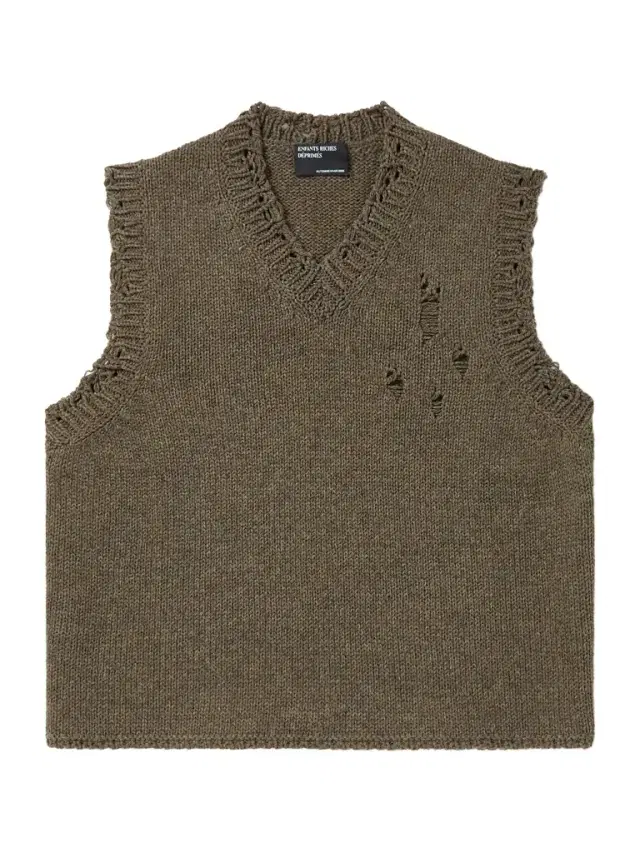 Enfants Riches Déprimés Distressed Wool Sweater Vest - Men
