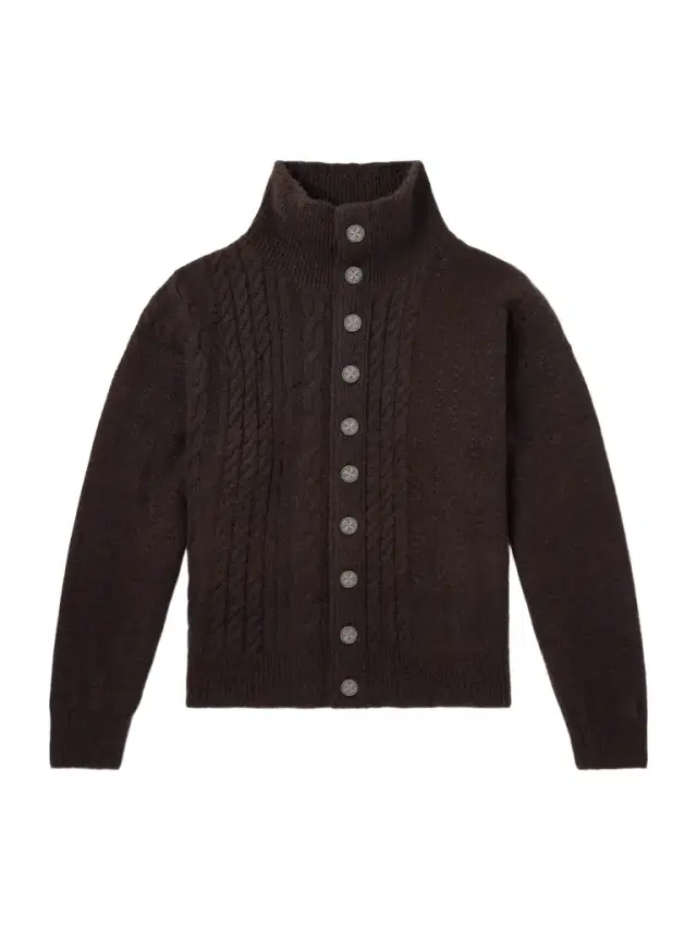 Cable-Knit Cashmere Cardiganen