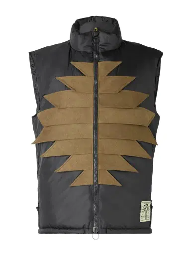 KAPITAL Zepher Suede-Trimmed Shell Gilet - Men | Thumbnail 1