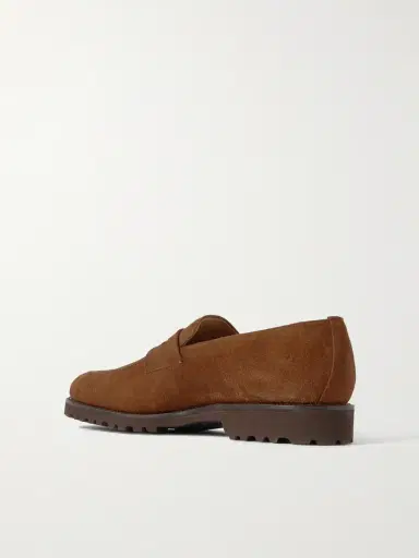 Majordome M08 Suede Penny Loafers - Men | Thumbnail 4 Majordome M08 Suede Penny Loafers - Men | Thumbnail 4