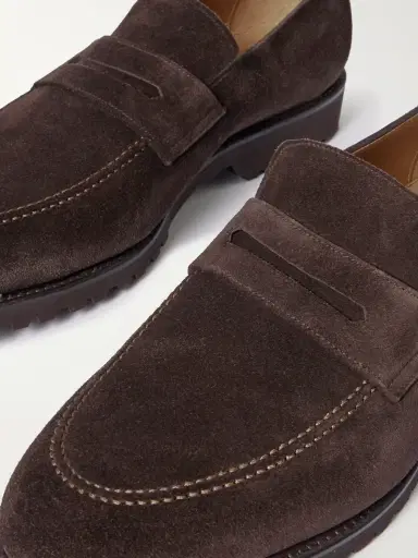 Majordome M08 Suede Penny Loafers - Men | Thumbnail 5 Majordome M08 Suede Penny Loafers - Men | Thumbnail 5