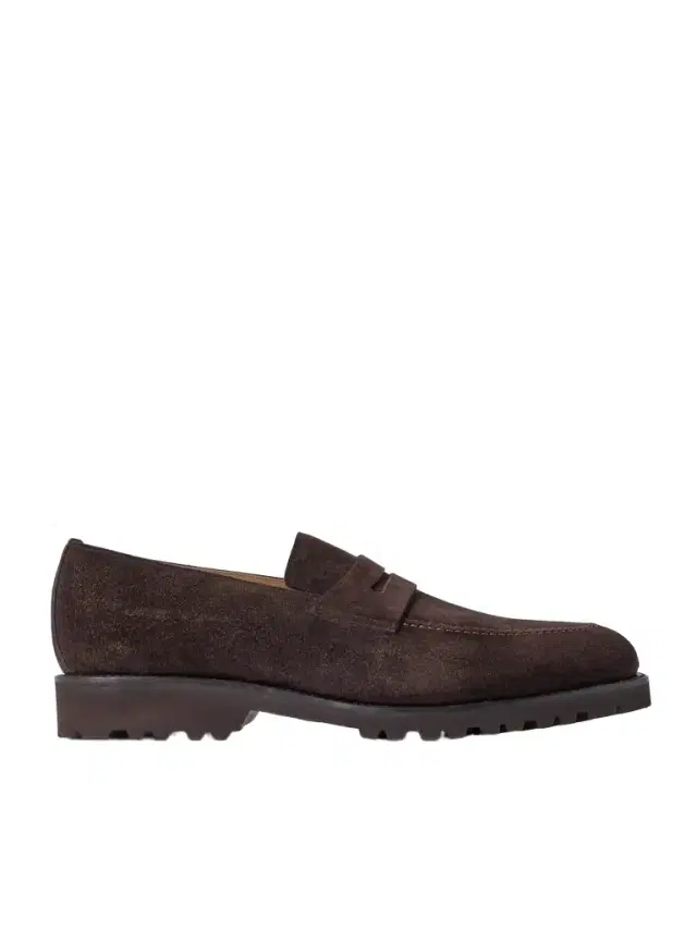 M08 Suede Penny Loafers - Men