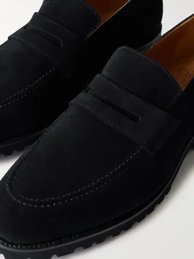 Majordome M08 Suede Penny Loafers - Men | Thumbnail 5 Majordome M08 Suede Penny Loafers - Men | Thumbnail 5