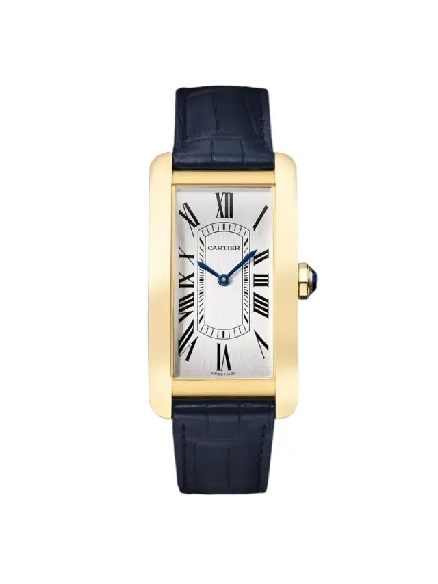 Cartier Tank Américaine Large Automatic 18-Karat Gold Watch, Ref. WGTA0300 - Men