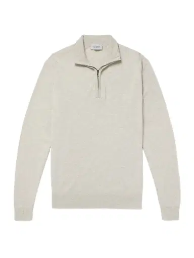 John Smedley Tapton Slim-Fit Merino Wool Half-Zip Sweater - Men | Thumbnail 1 John Smedley Tapton Slim-Fit Merino Wool Half-Zip Sweater - Men | Thumbnail 1