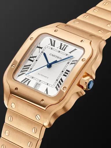 Cartier Santos De Large Automatic 18-Karat Rose Gold Watch, Ref. WGSA0018 - Men | Thumbnail 3 Cartier Santos De Large Automatic 18-Karat Rose Gold Watch, Ref. WGSA0018 - Men | Thumbnail 3
