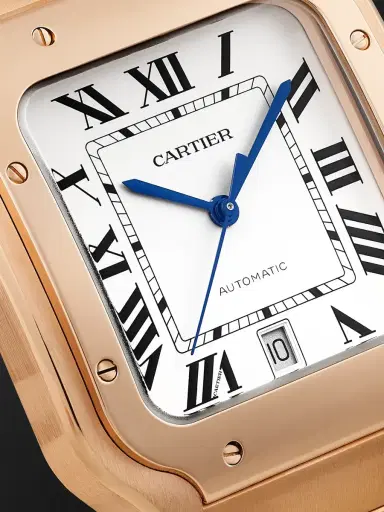 Cartier Santos De Large Automatic 18-Karat Rose Gold Watch, Ref. WGSA0018 - Men | Thumbnail 5 Cartier Santos De Large Automatic 18-Karat Rose Gold Watch, Ref. WGSA0018 - Men | Thumbnail 5