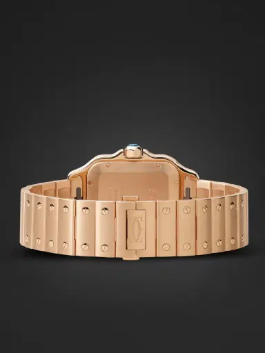 Cartier Santos De Large Automatic 18-Karat Rose Gold Watch, Ref. WGSA0018 - Men | Thumbnail 6 Cartier Santos De Large Automatic 18-Karat Rose Gold Watch, Ref. WGSA0018 - Men | Thumbnail 6
