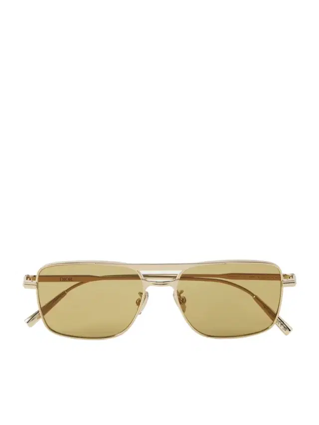 DIOR Eyewear DiorBlackSuitS17U D-Frame Gold-Tone Sunglasses - Men