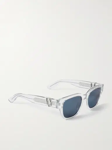 DIOR Eyewear Dior Oblique S1I Transparent Square Acetate Sunglasses - Men | Thumbnail 4 DIOR Eyewear Dior Oblique S1I Transparent Square Acetate Sunglasses - Men | Thumbnail 4