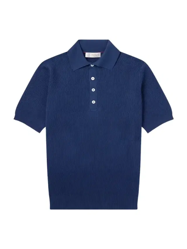 Brunello Cucinelli Ribbed Cotton Polo Shirt - Men