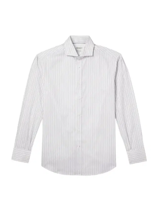 Striped Cotton-Poplin Shirt - Men