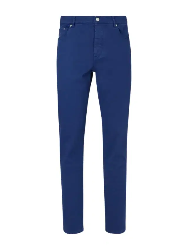 Slim-Fit Straight-Leg Logo-Embroidered Jeans - Men