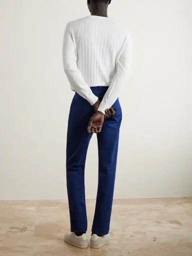 Brunello Cucinelli Ribbed Cotton Sweater - Men | Thumbnail 4 Brunello Cucinelli Ribbed Cotton Sweater - Men | Thumbnail 4