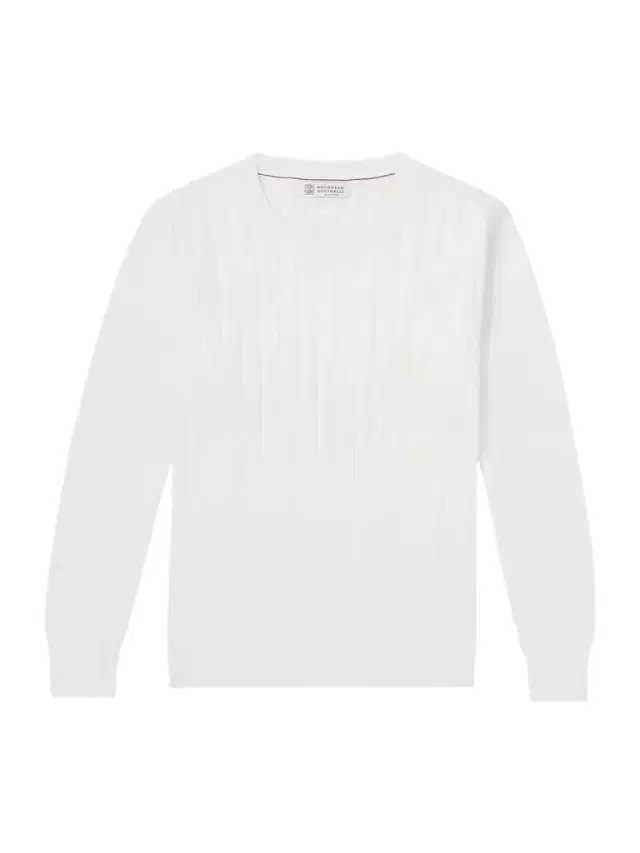 Brunello Cucinelli Ribbed Cotton Sweater - Men