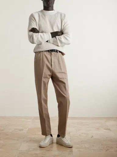Brunello Cucinelli Ribbed Cotton Sweater - Men | Thumbnail 2 Brunello Cucinelli Ribbed Cotton Sweater - Men | Thumbnail 2