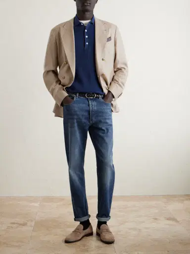 Brunello Cucinelli Iconic Slim-Fit Stretch Jeans - Men | Thumbnail 2