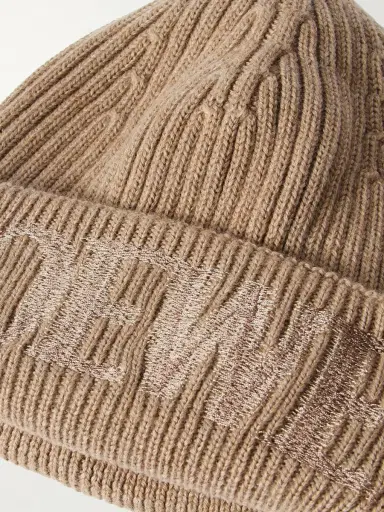 Loewe Logo-Embroidered Ribbed Wool Beanie - Men | Thumbnail 4