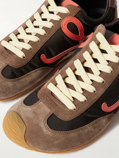 Loewe Ballet Runner 2.0 Logo-Appliquéd Shell, Suede and Leather Sneakers - Men | Thumbnail 5 Loewe Ballet Runner 2.0 Logo-Appliquéd Shell, Suede and Leather Sneakers - Men | Thumbnail 5