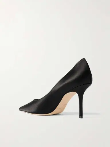Jimmy Choo Love 85 Satin Pumps | Thumbnail 3 Jimmy Choo Love 85 Satin Pumps | Thumbnail 3