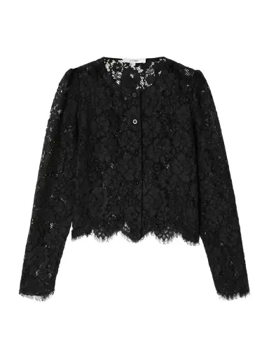 Frame Organic Cotton-blend Lace Blouse | Thumbnail 1 Frame Organic Cotton-blend Lace Blouse | Thumbnail 1