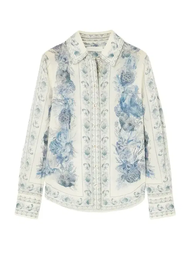 Wanderlust Printed Cotton Shirt